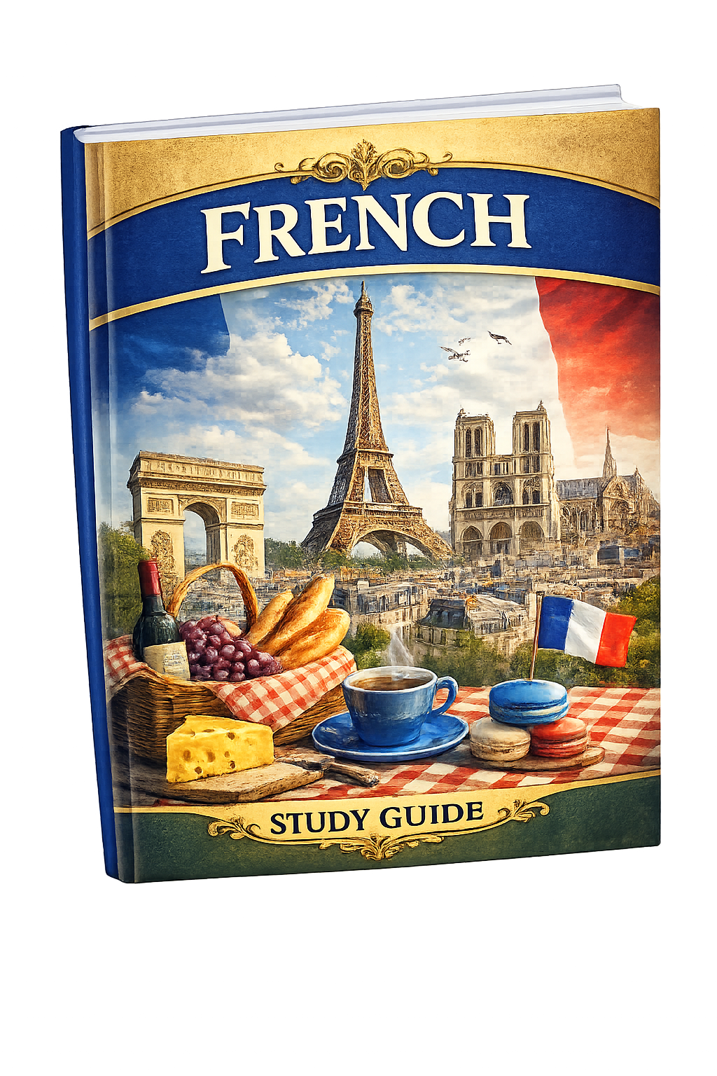 French study notes book cover